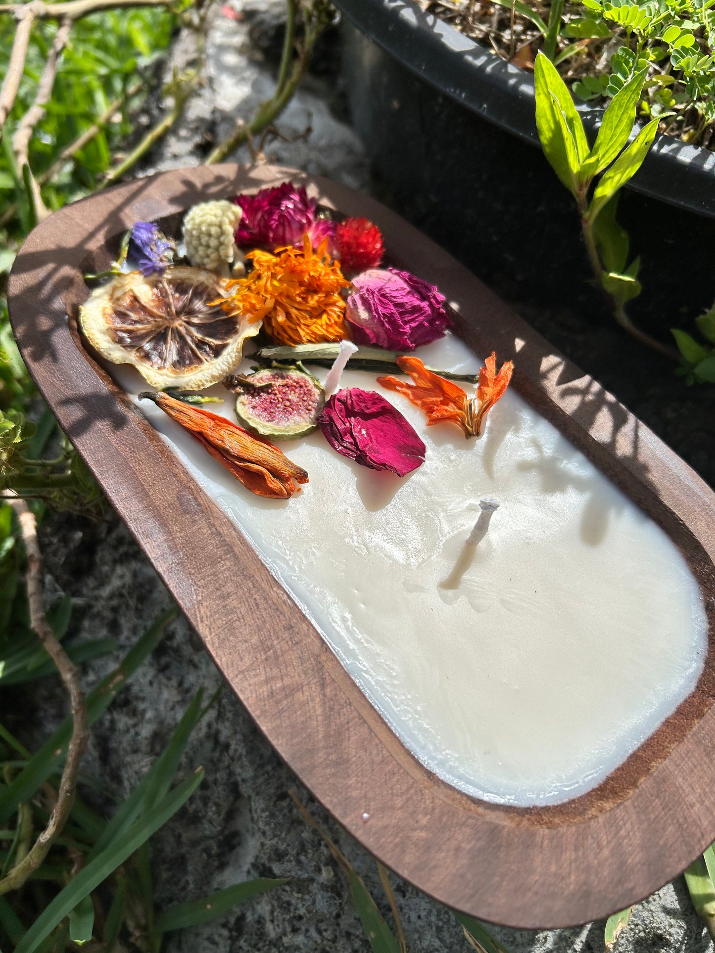 Flower Wood Bowl